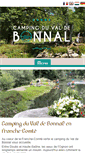 Mobile Screenshot of camping-valdebonnal.com